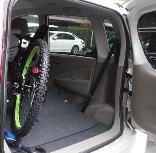 Zu sehen ist Bild 1 zum Beitrag mit dem Thema: Fahrrad im Transporter befestigen
