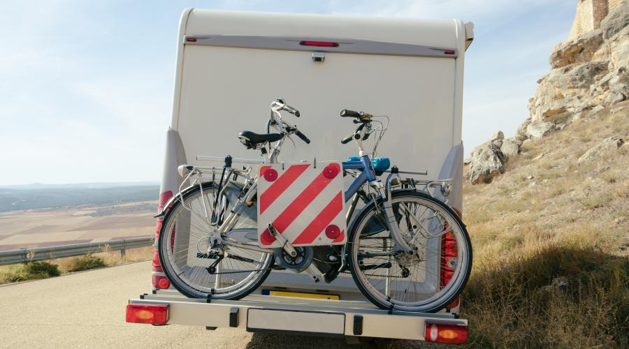 Zu sehen ist Bild 1 zum Beitrag mit dem Thema: Fahrradhalter Wohnmobil Ratgeber