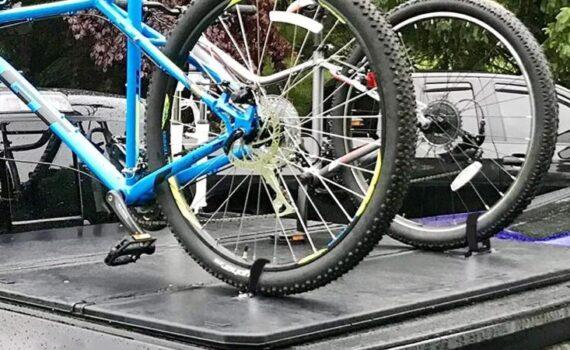 Zu sehen ist Bild 1 zum Beitrag mit dem Thema: Fahrradhalter auf Anhänger