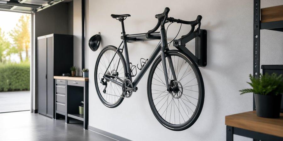 Zu sehen ist Bild 1 zum Beitrag mit dem Thema: Borgen Fahrrad Wandhalterung klappbar