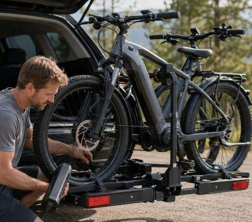 Zu sehen ist Bild 1 zum Beitrag mit dem Thema: E-Bike auf dem Fahrradträger transportieren